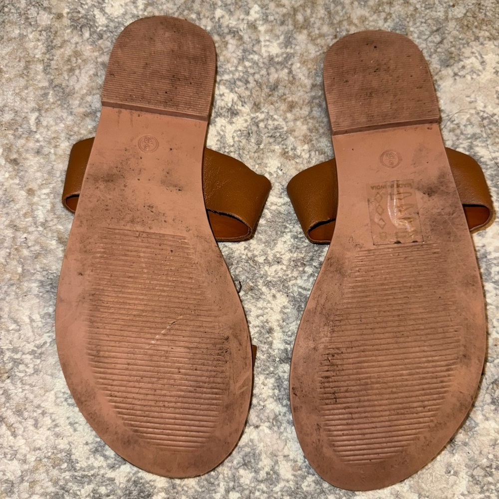 Women's Brown Sandals - Picture 3 of 3